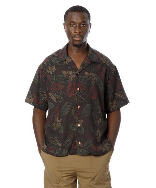Sandinista(サンディニスタ)の「Aloha Reverse Shirt / アロハリバースプリントシャツ(シャツ/ブラウス・メンズ・ブラック/クリーム/ネイビー・SMALL/MEDIUM/LARGE)」の2枚目の写真