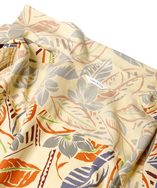 Sandinista(サンディニスタ)の「Aloha Reverse Shirt / アロハリバースプリントシャツ(シャツ/ブラウス・メンズ・ブラック/クリーム/ネイビー・SMALL/MEDIUM/LARGE)」の19枚目の写真