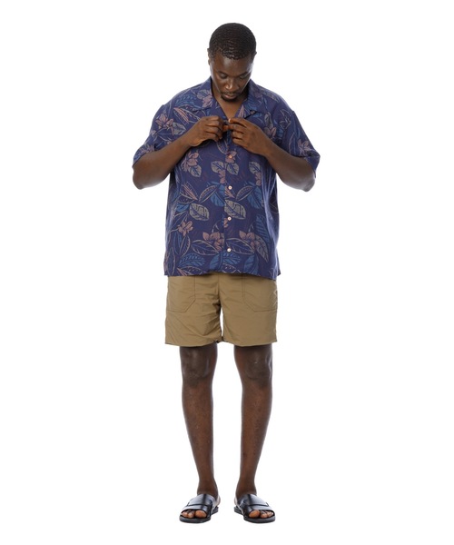 Sandinista(サンディニスタ)の「Aloha Reverse Shirt / アロハリバースプリントシャツ(シャツ/ブラウス・メンズ・ブラック/クリーム/ネイビー・SMALL/MEDIUM/LARGE)」の4枚目の写真