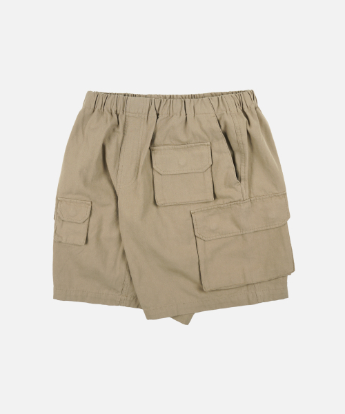 FRIZMWORKS(フリズムワークス)の「CANVAS MULTI POCKET SHORTS _ KHAKI BEIGE(その他パンツ・メンズ・その他・SMALL/MEDIUM/LARGE/X-LARGE)」の2枚目の写真