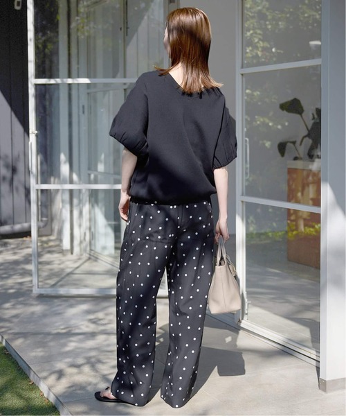 IENA ボリュームスリーブプルオーバー ボリュームスリーブプルオーバー【手洗い可能】◇（Tシャツ/カットソー