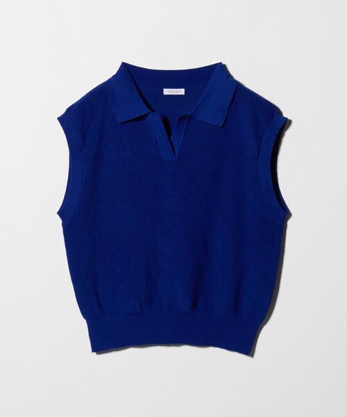 A DAY IN THE LIFE UNITED ARROWS（アデイインザライフユナイテッドアローズ）の「スキッパー フレンチスリーブニット ‐ウォッシャブル‐＜A DAY IN THE LIFE＞（ニット/セーター・レディース・ナチュラル/コバルトブルー/ライム/ダークグレー・FREE）」の19枚目の写真