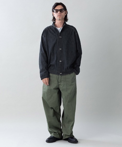 EGO TRIPPING(エゴトリッピング)の「mj11636-BOURGERON-DENIM JACKET デニムシャツジャケット(616708)(デニムジャケット・メンズ・グレー系その他/ブラック×ブラック・48/46)」の3枚目の写真
