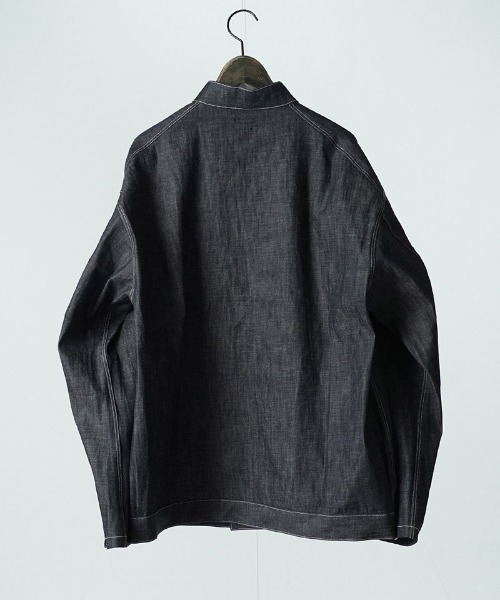 EGO TRIPPING(エゴトリッピング)の「mj11636-BOURGERON-DENIM JACKET デニムシャツジャケット(616708)(デニムジャケット・メンズ・グレー系その他/ブラック×ブラック・48/46)」の9枚目の写真