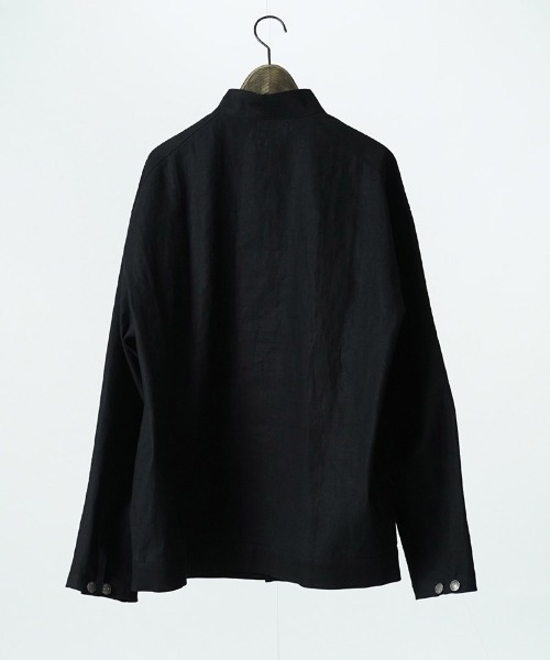 EGO TRIPPING(エゴトリッピング)の「mj11636-BOURGERON-DENIM JACKET デニムシャツジャケット(616708)(デニムジャケット・メンズ・グレー系その他/ブラック×ブラック・48/46)」の11枚目の写真