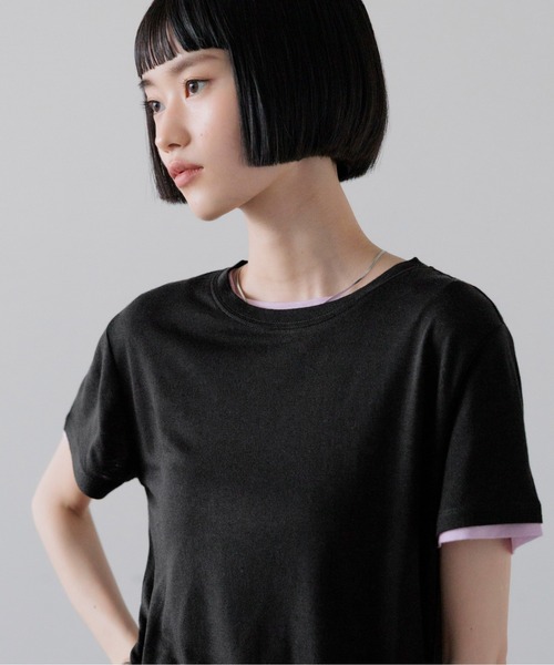 LOWRYS FARM(ローリーズファーム)の「アソートシアーTEE 638393(Tシャツ/カットソー・レディース・ブラック/ホワイト/チャコールグレー/ピンク/ブルー・FREE)」の17枚目の写真
