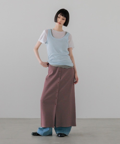 LOWRYS FARM(ローリーズファーム)の「アソートシアーTEE 638393(Tシャツ/カットソー・レディース・ブラック/ホワイト/チャコールグレー/ピンク/ブルー・FREE)」の7枚目の写真