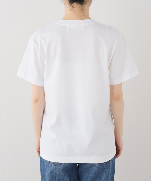 B.C STOCK（ベーセーストック）の「手洗い可 / ANGE IN DISGUISE / アンジ イン ディスガイズ Le Marais（Tシャツ/カットソー・レディース・ホワイト・FREE）」の5枚目の写真