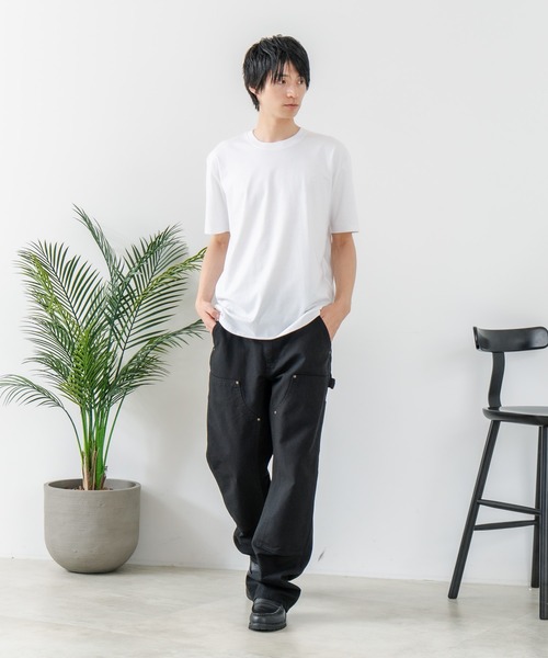 Carhartt(カーハート)の「【CARHARTT/カーハート】【履き込むほどに味が出る12ozコットン100%】ダブルフロント ウォッシュド ダック ペインターパンツ B136 ダブルニー ワークパンツ 厚手 ヘビーウェイト ユニセックス アメカジ 古着風 ストリート(その他パンツ・メンズ・ブラック/ブラウン・32inch/30inch/36inch)」の12枚目の写真