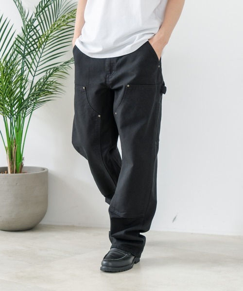 Carhartt(カーハート)の「【CARHARTT/カーハート】【履き込むほどに味が出る12ozコットン100%】ダブルフロント ウォッシュド ダック ペインターパンツ B136 ダブルニー ワークパンツ 厚手 ヘビーウェイト ユニセックス アメカジ 古着風 ストリート(その他パンツ・メンズ・ブラック/ブラウン・32inch/30inch/36inch)」の16枚目の写真