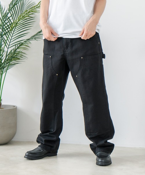 Carhartt(カーハート)の「【CARHARTT/カーハート】【履き込むほどに味が出る12ozコットン100%】ダブルフロント ウォッシュド ダック ペインターパンツ B136 ダブルニー ワークパンツ 厚手 ヘビーウェイト ユニセックス アメカジ 古着風 ストリート(その他パンツ・メンズ・ブラック/ブラウン・32inch/30inch/36inch)」の17枚目の写真