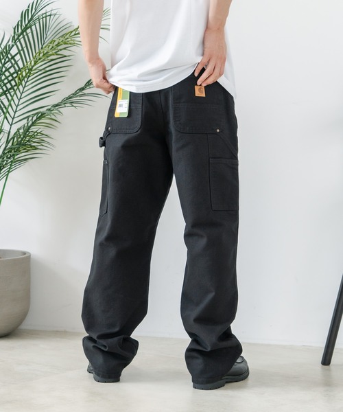 Carhartt(カーハート)の「【CARHARTT/カーハート】【履き込むほどに味が出る12ozコットン100%】ダブルフロント ウォッシュド ダック ペインターパンツ B136 ダブルニー ワークパンツ 厚手 ヘビーウェイト ユニセックス アメカジ 古着風 ストリート(その他パンツ・メンズ・ブラック/ブラウン・32inch/30inch/36inch)」の21枚目の写真