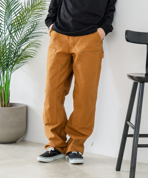 Carhartt(カーハート)の「【CARHARTT/カーハート】【履き込むほどに味が出る12ozコットン100%】ダブルフロント ウォッシュド ダック ペインターパンツ B136 ダブルニー ワークパンツ 厚手 ヘビーウェイト ユニセックス アメカジ 古着風 ストリート(その他パンツ・メンズ・ブラック/ブラウン・32inch/30inch/36inch)」の6枚目の写真