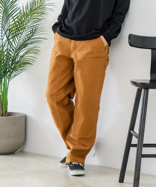 Carhartt(カーハート)の「【CARHARTT/カーハート】【履き込むほどに味が出る12ozコットン100%】ダブルフロント ウォッシュド ダック ペインターパンツ B136 ダブルニー ワークパンツ 厚手 ヘビーウェイト ユニセックス アメカジ 古着風 ストリート(その他パンツ・メンズ・ブラック/ブラウン・32inch/30inch/36inch)」の7枚目の写真