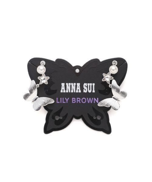 LILY BROWN(リリーブラウン)の「【LILY BROWN×ANNA SUI】バタフライスターピアス(ピアス(両耳用)・レディース・シルバー/ゴールド・F)」の14枚目の写真