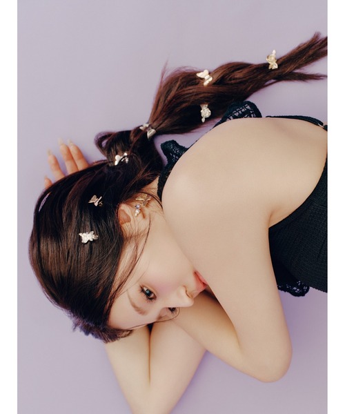 LILY BROWN(リリーブラウン)の「【LILY BROWN×ANNA SUI】バタフライスターピアス(ピアス(両耳用)・レディース・シルバー/ゴールド・F)」の2枚目の写真