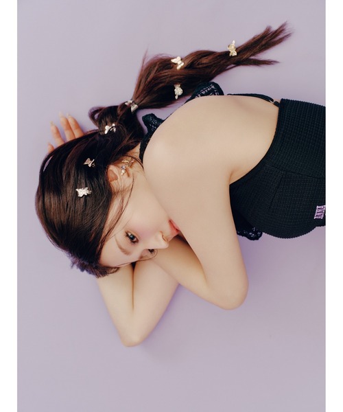 LILY BROWN(リリーブラウン)の「【LILY BROWN×ANNA SUI】バタフライスターピアス(ピアス(両耳用)・レディース・シルバー/ゴールド・F)」の3枚目の写真