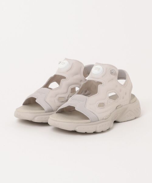 Reebok(リーボック)の「Reebok リーボック INSTAPUMP FURY SANDAL【超軽量】レディーススポーツサンダル(インスタポンプフューリーサンダル) 152083 100251113 ベージュ/チョーク(サンダル・レディース・アイボリー・23.0cm/24.0cm/25.0cm)」の1枚目の写真