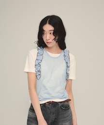 eL | 【eL】16G Frill Tank Top/878279(タンクトップ)