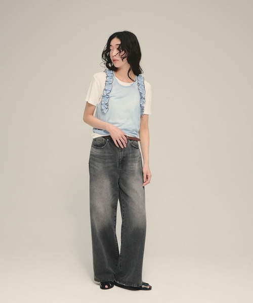 eL(エル)の「【eL】16G Frill Tank Top/878279(タンクトップ・レディース・ブラック系その他/ブルー系その他・FREE)」の17枚目の写真