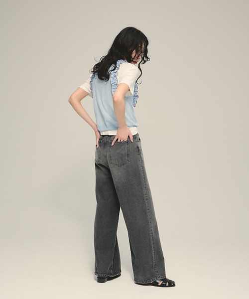 eL(エル)の「【eL】16G Frill Tank Top/878279(タンクトップ・レディース・ブラック系その他/ブルー系その他・FREE)」の16枚目の写真