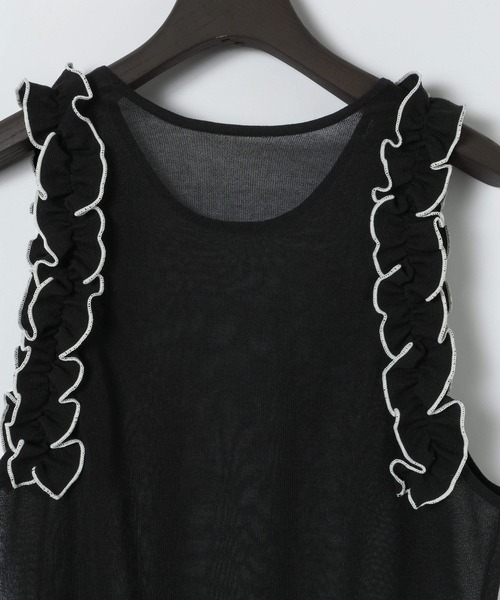 eL(エル)の「【eL】16G Frill Tank Top/878279(タンクトップ・レディース・ブラック系その他/ブルー系その他・FREE)」の5枚目の写真
