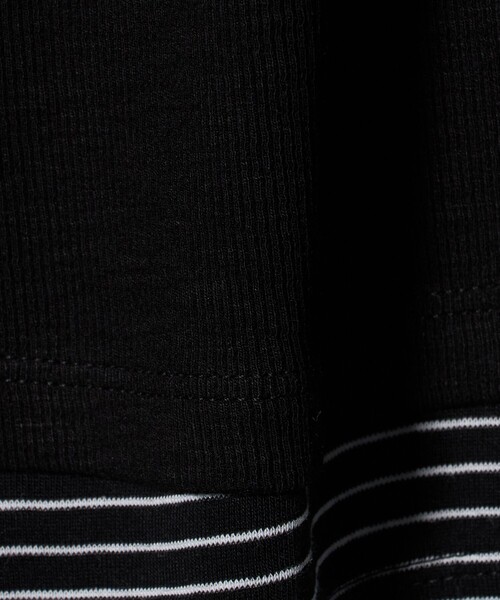 BEAUTY&YOUTH UNITED ARROWS（ビューティーアンドユースユナイテッドアローズ）の「ヘンリーネック レイヤード Tシャツ（Tシャツ/カットソー・レディース・ホワイト/ライム/ブラック・FREE）」の12枚目の写真