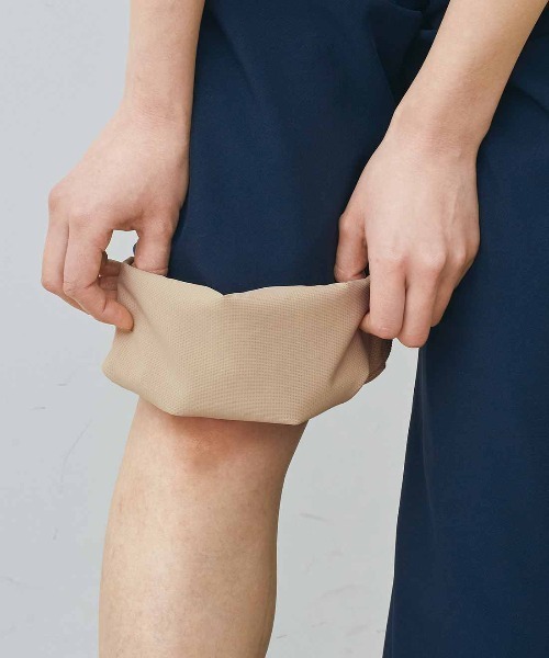 IEDIT(イディット)の「IEDIT お悩みをくるっと解決!ひやひや素材が快適な接触冷感メッシュカットソーのくるりんペチパンツ(その他アンダーウェア/インナー・レディース・ブラック/ベージュ・M/S/L/LL/3L/4L)」の3枚目の写真