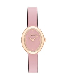 COACH ピンクレザー アナログ時計 セール】COACH｜コーチのアナログ腕時計（ピンク/桃色系・レザーバンド