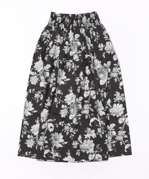ALLSAINTS（オールセインツ）の「LEVY FLORAL MIDI SKIRT | LEVY フローラル ミディ スカート（スカート・レディース・ブラック系その他・6/8/10/4）」の2枚目の写真