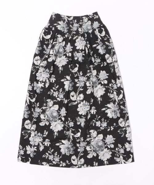ALLSAINTS（オールセインツ）の「LEVY FLORAL MIDI SKIRT | LEVY フローラル ミディ スカート（スカート・レディース・ブラック系その他・6/8/10/4）」の11枚目の写真