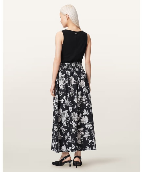 ALLSAINTS（オールセインツ）の「LEVY FLORAL MIDI SKIRT | LEVY フローラル ミディ スカート（スカート・レディース・ブラック系その他・6/8/10/4）」の9枚目の写真
