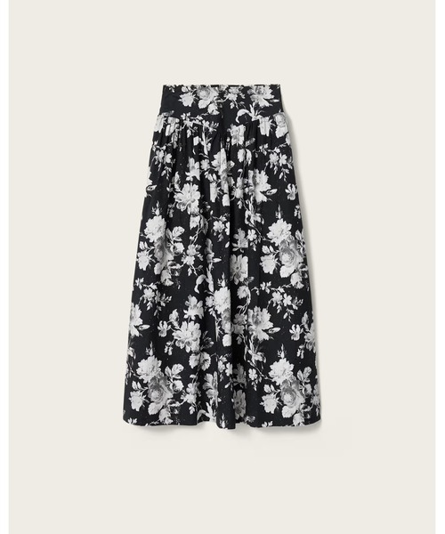 ALLSAINTS（オールセインツ）の「LEVY FLORAL MIDI SKIRT | LEVY フローラル ミディ スカート（スカート・レディース・ブラック系その他・6/8/10/4）」の10枚目の写真