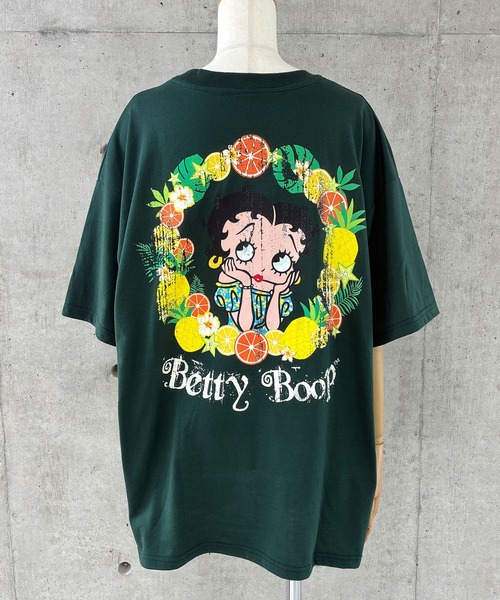 GLAMOROUS JANE（グラマラスジェーン）の「BETTY BOOPフルーツプリントTシャツ（Tシャツ/カットソー・レディース・モスグリーン/ブラック/オフホワイト・FREE）」の21枚目の写真