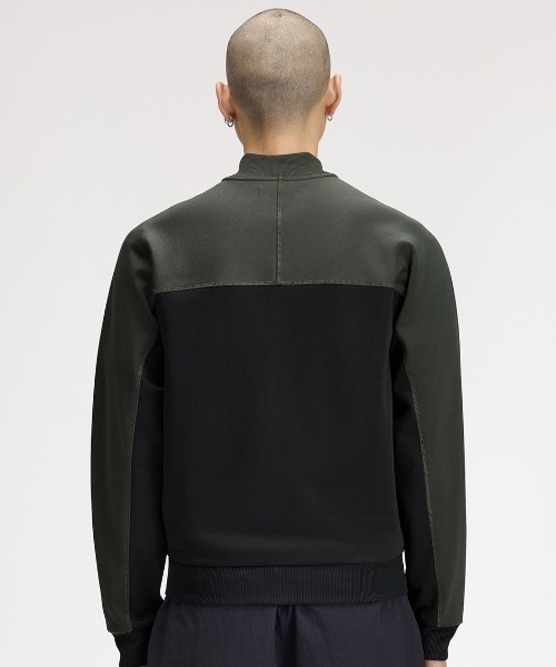 FRED PERRY(フレッドペリー)の「Colour Block Track Jacket/カラーブロックトラックジャケット(ジャージ・メンズ・ダークオリーブ・S/M/L)」の8枚目の写真