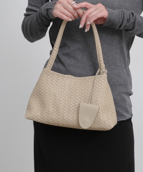 select MOCA(セレクトモカ)の「【3点セット】編み込みワンハンドルショルダーバッグ(ショルダーバッグ・レディース・ブラウン/ライトベージュ/ブラック・FREE)」の15枚目の写真