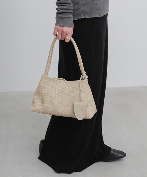 select MOCA(セレクトモカ)の「【3点セット】編み込みワンハンドルショルダーバッグ(ショルダーバッグ・レディース・ブラウン/ライトベージュ/ブラック・FREE)」の16枚目の写真