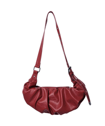 FLAREUP | Draped Leather Bag (FL-745_Red)(ショルダーバッグ)