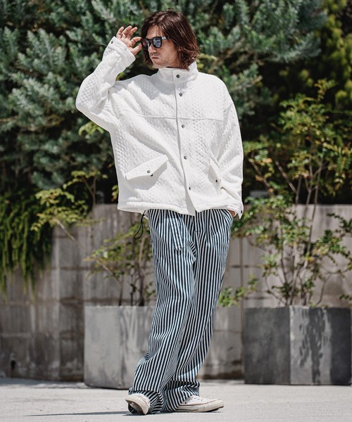 CAMBIO(カンビオ)の「mp15207-Vintage Hickory Belted Wide Pants ベルト付きワイドパンツ(MIU-262-008)(デニムパンツ・メンズ・ネイビー/ネイビー系・S/M/L)」の16枚目の写真