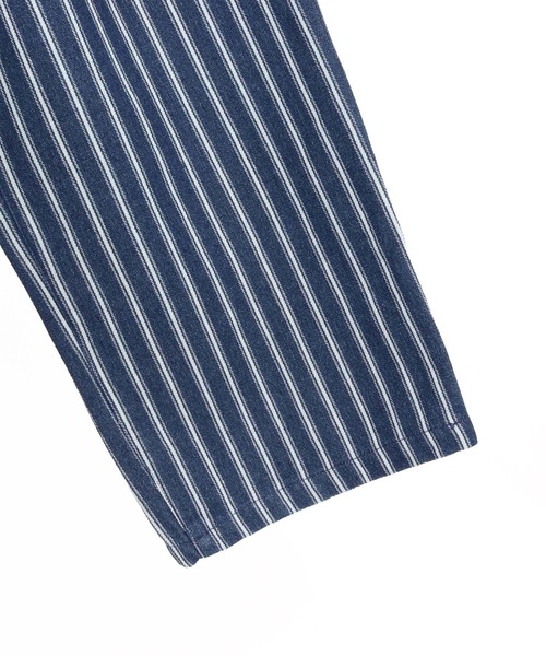 CAMBIO(カンビオ)の「mp15207-Vintage Hickory Belted Wide Pants ベルト付きワイドパンツ(MIU-262-008)(デニムパンツ・メンズ・ネイビー/ネイビー系・S/M/L)」の9枚目の写真