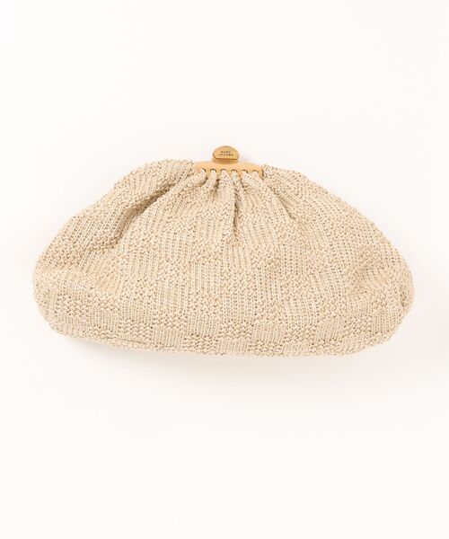 MARC JACOBS(マークジェイコブス)の「SUMMER WOVEN GLAM CLUTCH/ザ サマー ウーブン グラム クラッチ(クラッチバッグ・レディース・ナチュラル・ONE SIZE)」の4枚目の写真