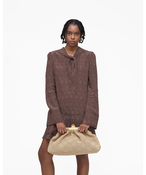 MARC JACOBS(マークジェイコブス)の「SUMMER WOVEN GLAM CLUTCH/ザ サマー ウーブン グラム クラッチ(クラッチバッグ・レディース・ナチュラル・ONE SIZE)」の2枚目の写真