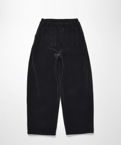 SUPERTHANKS(スーパーサンクス)の「<オリジナル刺繍>ストレッチコーデュロイサイドタックバルーンパンツStretch corduroy Side-tuck balloon pants(その他パンツ・メンズ・ブラック/チャコールグレー・L/M/S)」の6枚目の写真