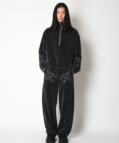 SUPERTHANKS(スーパーサンクス)の「<オリジナル刺繍>ストレッチコーデュロイサイドタックバルーンパンツStretch corduroy Side-tuck balloon pants(その他パンツ・メンズ・ブラック/チャコールグレー・L/M/S)」の14枚目の写真