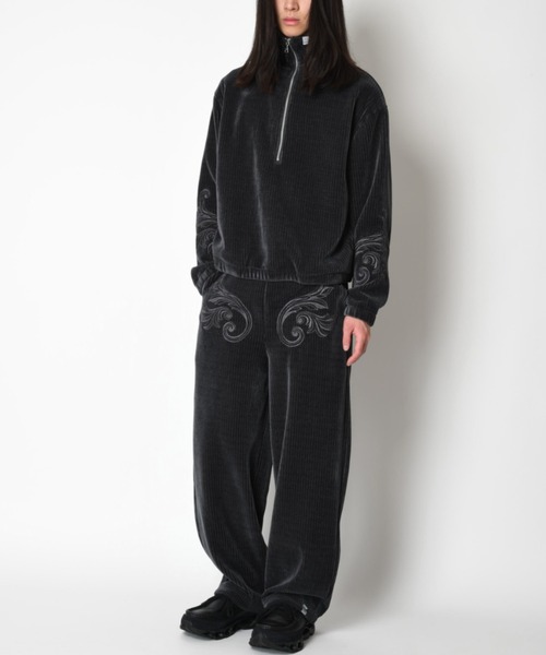 SUPERTHANKS(スーパーサンクス)の「<オリジナル刺繍>ストレッチコーデュロイサイドタックバルーンパンツStretch corduroy Side-tuck balloon pants(その他パンツ・メンズ・ブラック/チャコールグレー・L/M/S)」の10枚目の写真