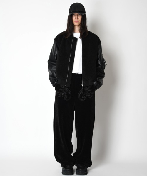 SUPERTHANKS(スーパーサンクス)の「<オリジナル刺繍>ストレッチコーデュロイサイドタックバルーンパンツStretch corduroy Side-tuck balloon pants(その他パンツ・メンズ・ブラック/チャコールグレー・L/M/S)」の22枚目の写真