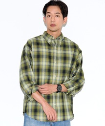coca（coca）（コカ）の「リユースポリエステルチェック長袖シャツ（シャツ/ブラウス）」