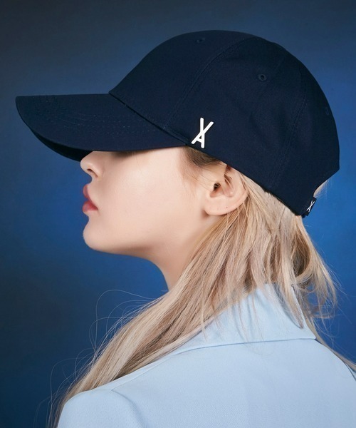 VARZAR(バザール)の「VARZAR(バザール)/Stud logo over fit ball cap/スタッズ ロゴ オーバーフィット ベースボール キャップ(キャップ・レディース・ネイビー/ベージュ/ブラック/ホワイト・FREE)」の4枚目の写真