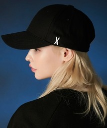 VARZAR | VARZAR(バザール)/Stud logo over fit ball cap/スタッズ ロゴ オーバーフィット ベースボール キャップ(キャップ)