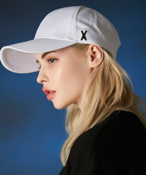 VARZAR(バザール)の「VARZAR(バザール)/Stud logo over fit ball cap/スタッズ ロゴ オーバーフィット ベースボール キャップ(キャップ・レディース・ネイビー/ベージュ/ブラック/ホワイト・FREE)」の6枚目の写真